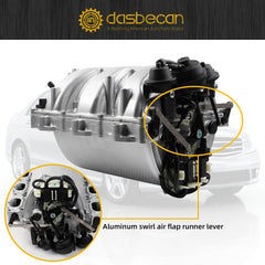 Intake Manifold with Gasket Compatible with 2006-2014 Mercedes Benz C230 C300 C350 E280 E350 GLK350 ML450 S400 SLK300 R350 V6 272 Engine Replaces# 2721402401 2721402201 2721402101 A2721402401