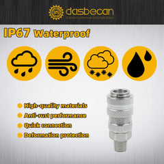 OTC 5869-1 Fuel System Coupler Fitting Compatible With Detroit Diesel S60, Cummins, Caterpillar, MBE900, MBE4000 Engines,Replaces# J-47912-QC