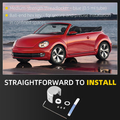 Intake Manifold Lever Arm Fix Kit Compatible with Audi 8U Q3 8P A3 B8 A4 TT MKII Volkswagen Beetle CC EOS Golf Jetta Passat B6 Tiguan Replace# 021071ECS01 (silver)