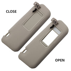 Right Passenger Side Sun Visor Compatible with Mazda CX-9 2010-2015 Replaces# TDY1-69-320 Gray with Mirror and Vanity Light