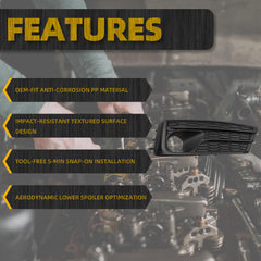 Fog Light Cover Compatible with 2020-2023 Subaru Impreza Front Bumper Fog Lamp Bezel Right Passenger Side Replace #57737FL02A