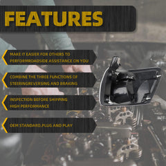 Driver Side Tail Light Compatible With 2007-2012 GMC Acadia Rear Left Outer Tail Lamp LED Replaces# GM2800216 20912757 W/Light Bulbs (4PINS)