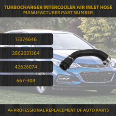 13374646 Turbocharger Intercooler Air Inlet Hose Compatible with Chevy Chevrolet Cruze 2016 2017 2018 2019 L4 1.4L, Replaces# 2862031364, 42626074, 667-308