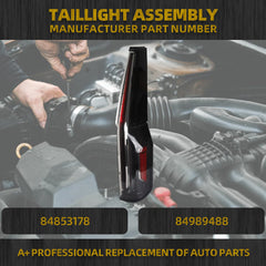 Right Passenger Side LED Tail Light Compatible With 2021-2024 Cadillac Escalade ESV Replace 84853178 84989488 Rear Tail Lamp Taillight Replacement