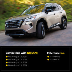 11110-6RC1B Engine Oil Pan Sump with Gasket Compatible with Nissan Rogue 1.5L 2021-2024 Replaces# 111106RC1B