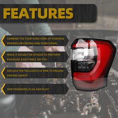 LED Tail Light Compatible with 2018-2021 Ford Expedition Taillight Rear Lamp Right Passenger Side Replace JL1Z-13404-H