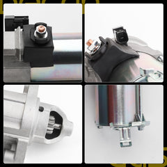 Starter Motor Compatible with Honda Civic CR-V Crosstour 2012-2015 ; Acura ILX 2013-2015 L4 2.4 L 12V 6KW Replaces# 19280N 31200RX0A01