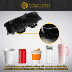 Center Console Cup Holder W/Wireless Charging Compatible with Ford Explorer 2020-2024 Replaces# LB5Z-7813562-AB LB5Z7813562AB W/Coasters