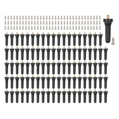 100pcs 17-20008 TPMS Snap-in Tire Pressure Sensor Valve Stem Compatible with Chevy GMC Ford Dodge Cadillac Buick Chrysler RAM Lincoln Pontiac Subaru