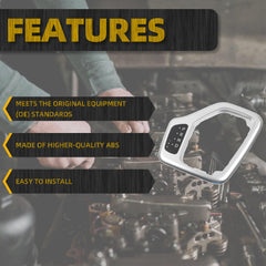 601-402 Shifter Bezel with Harness Compatible with Jeep Cherokee 2014-2018 Center Transmission Bezel Sliver Replace OE# 68413957AA 5YD27LS5AA
