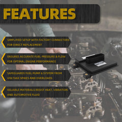 Fuel Pump Driver Module Compatible With 2013 Silverado 1500 Tahoe,GMC Sierra/Sierra 1500 2014 Chevrolet/Chevy Tahoe Suburban Engine Fuel Pump Flow Control Module Replace# 601-130 20964305