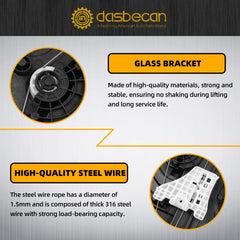 Rear Right Window Regulator Without Motor Compatible with 2016-2020 Hyundai Tucson Replaces# 83481D3001 83481-D3001