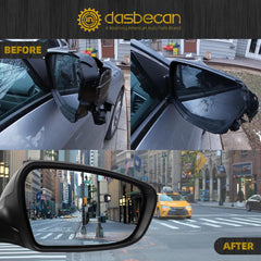 Right Passenger Side Mirror Black Compatible with 2014 2015 2016 Kia Forte Rear View Mirror With Signal Light,Heated,Power Glass Replace#87620A7210(6 Pins)