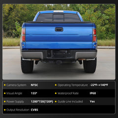 Tailgate Handle with Backup Camera Compatible with 2005-2014 Ford F150 Rear View Camera,Backup Camera Kit 8L3Z-9943400-AC