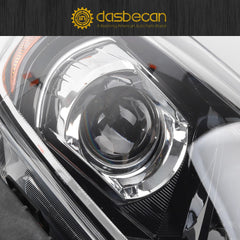 LED Headlight with day light and lens Compatible With Nissan Sentra 2016-2019 Right Passenger Side Headlights Black Housing Replaces# NI2503246 26010-3YU5A