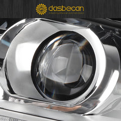 HID Headlight Compatible With Chevy Tahoe Chevy Suburban 2015-2020 Projector Xenon Headlamp Assembly w/Bulbs Right Passenger Side Replaces# 84582598 84582597