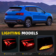 Dasbecan Tail Light For 2022 2023 2024 Volkswagen Taos Left Driver Side