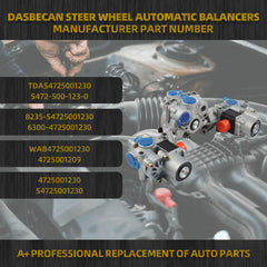 4725001230 Rear ABS Valve Modulator Compatible with Wabco, TDAS4725001230 S472-500-123-0 8235-S4725001230 6300-4725001230 WAB4725001230 4725001209