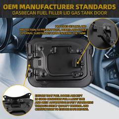 926-395 Gas Tank Cover Compatible with 2011-2019 Toyota Sienna Fuel Door Cover Replaces# 77350-08020