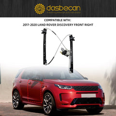 Front Right Passenger Side Power Window Regulator with Motor Assembly Comptible with Discovery L462 2017-2020 Replace #LR083210(6Pins)