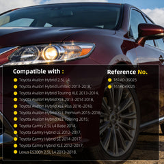 Electric Engine Water Pump Compatible With 2013-2018 Toyota Avalon Hybrid Limited Touring XLE Plus Premium Touring Camry LE SE XLE and For Lexus ES300h 2.5L L4 OE# 161A0-39025 161A039025