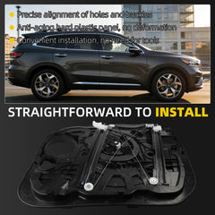 Front Left Window Regulator Without Motor Compatible with Kia Sorento 2016-2020 Replaces# 82471-C5010 82471-C6000 82471C5010 82471C6000
