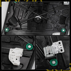 Power Window Regulator Front Right Passenger Side Compatible with 2017-2022 Kia Sportage Without Motor Replace# 82481D9010 82481H3000