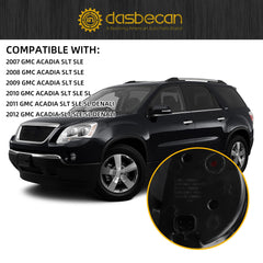 Passenger Side Tail Light Assembly Compatible with GMC Acadia 2007-2012 Rear Right Outer Tail Lamp Replaces# 20912756 GM2801216 W/Light Bulbs (4PINS)