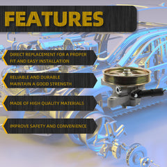 21-5494 Power Steering Pump with Pulley Compatible with Honda Accord Pilot Crosstour 2009-2011 V6 3.5L Replace# 965494 56110RN0A01 56110RN0A02 56110RN0A03