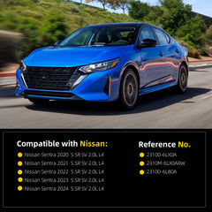 23100-6LX0A Alternator 120A 12V Compatible with Nissan Sentra 2020-2025 S SR SV 2.0L L4 6-Groove CW Replaces# 2310M-6LX0ARW 23100-6LB0A