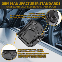 Gas Tank Cover Compatible with Toyota Tacoma 2005-2015 Fuel Filler Lid Replaces# 77305-04904