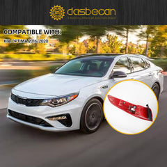 Right Passenger Side Outer Tail Light Assembly Compatible with Kia Optima 2016-2020 Replace 92402-D5000 Rear Taillight Lamp