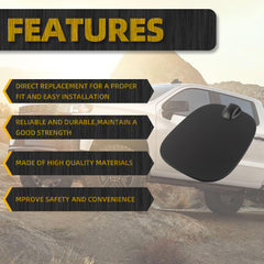 84745968 Fuel Filler Lid Gas Tank Door Compatible With Chevy Silverado 1500 2019-2024 5.8 ft Box Replace# 84126524