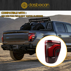 Right Passenger Side LED Tail Light Assembly W/Blind Spot (Module Not Included) Compatible with 2024 2025 Ford F150 Lariat Raptor Platinum Replace RL3Z-13404-C RL34-13B504-CD