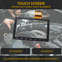 8“ Touch Screen Without LCD Compatible with 2020 2021 2022 Mitsubishi Outlander Replaces 8740A103 8740A098