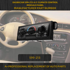 599-213 HVAC Climate Control Module AC Heater Conditioning Control Panel Compatible with 1997-2005 Chevrolet Malibu 1997-1999 Oldsmobile Cutlass 1997-1998 Oldsmobile Achieva Replaces#22601654