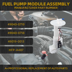49040-0719 Fuel Pump Module Assembly Compatible with Kawasaki Mule 4000 4010 Teryx 750 FI 2009-2020 Replaces# 49040-0718 49019-0013 HFP-A487