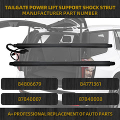 Left & Right Side Rear Tailgate Power Liftgate Struts Electric Lift Support Shock Compatible with 2021-2024 Chevy Suburban Tahoe GMC Yukon/XL Cadillac Escalade/ESV Replaces# 84806679 84771361