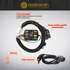 56170 Trailer Wiring Harness Compatible with 2012-2015 Honda Pilot 4-Pin Connector Towing Wiring Kit