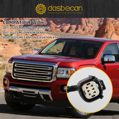 Right Tail Light Assembly Compatible with 2015-2022 GMC Canyon Rear Lamp Outer Passenger Side w/ Halogen Bulbs Rear Light Replaces# GM2801273 84916710