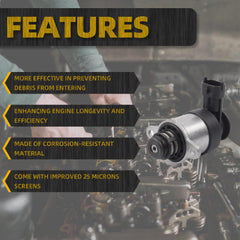 E05-10505 CP4.2 Improved Stock Inlet Metering Valve Fuel System Saver Compatible with 2011-2016 Chevy Silverado GMC Sierra 6.6 LML Duramax Diesel Replace# E0510505