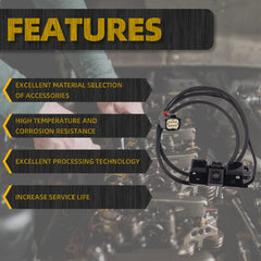 Rear View Reversing Backup Camera Compatible with 8-Pin Chevrolet Silverado GMC Sierra 2500HD 3500HD 2016-2019 6.0L 6.6L V8 Replaces# 84079952 23244435