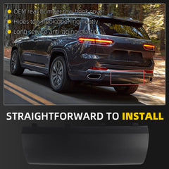 Dasbecan Rear Trailer Hitch Cover Fits For2021-2025 Jeep Grand Cherokee L