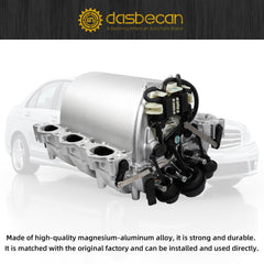 Intake Manifold with Gasket Compatible with 2006-2014 Mercedes Benz C230 C300 C350 E280 E350 GLK350 ML450 S400 SLK300 R350 V6 272 Engine Replaces# 2721402401 2721402201 2721402101 A2721402401