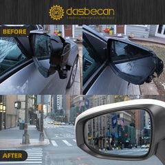 8Pins Left Side Mirror Compatible with 2019-2024 Toyota Rav4 Driver Side View With Power Heated Turn Signal Blind Spot Indicator Super White Replaces# 879400R271 TO1320384