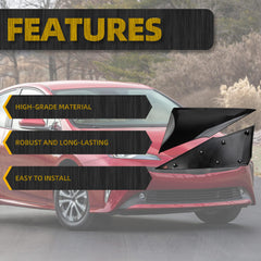 2 Pcs Left and Right Rear Quarter Molding Cover Compatible with Toyota Prius 2016-2021 Replace# 62505-47012 62506-47012