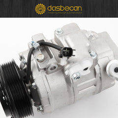 Air Conditioner AC Compressor Compatible with Ford Explorer 2011-2019 V6 3.5L/ Police Interceptor Utility 2013-2015 3.7LReplaces# BB5Z19703A BB5Z19703B