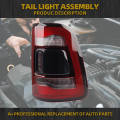 Right Passenger Side Tail Light Assembly Rear Lamp LED Compatible With Dodge Ram 1500 2019-2023 Blind spot module can be installed (Black Cover)