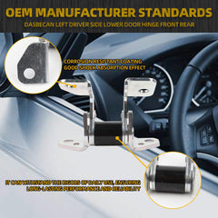55113665AI Front/Rear Driver Side Lower Door Hinge Compatible with for 2013-2024 Chrysler 300 Dodge Charger Durango Jeep Grand Cherokee