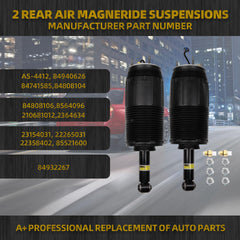 Pair Rear Air Suspension Shock Absorber Strut Assys w/ADS Compatible with 2021-2024 Cadillac Escalade ESV Chevrolet Suburban Tahoe GMC Yukon XL Replaces#AS-4412 84940626 84741585 84808104